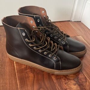 Thursday Brown High-Top Men's Sneakers